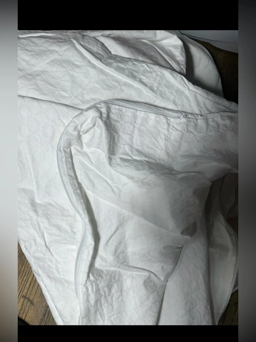 White Textured Bedding Cotton Duvet Cover Classic Comfort